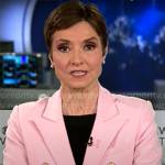 Catherine Herridge’s light pink blazer on CBS Mornings