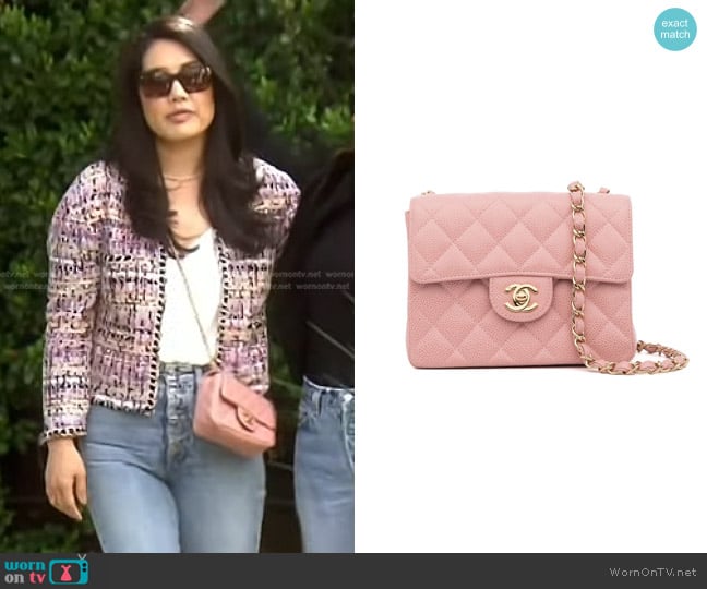 Chanel Classic Flap Mini Shoulder Bag worn by Crystal Kung Minkoff on The Real Housewives of Beverly Hills