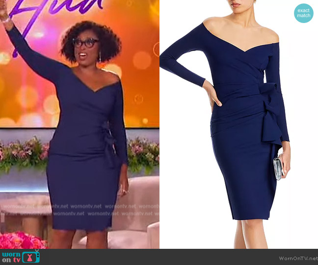 WornOnTV: Jennifer Hudson’s blue bow side mini dress on The Jennifer ...