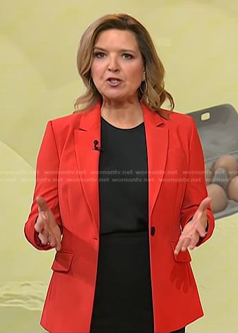 Christine Romans's red blazer on Today