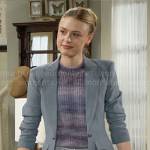 Claire’s denim blazer on The Young and the Restless