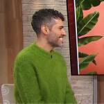 Danny Pellegrino’s green mohair sweater on Sherri