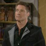 Deacon’s black jacket on The Bold and the Beautiful