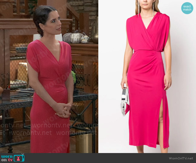 Diane von Furstenberg Williams Dress worn by Sam McCall (Kelly Monaco) on General Hospital