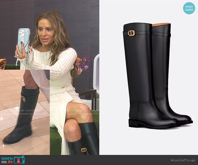 Dior Empreinte Boot worn by Dorit Kemsley on The Real Housewives of Beverly Hills