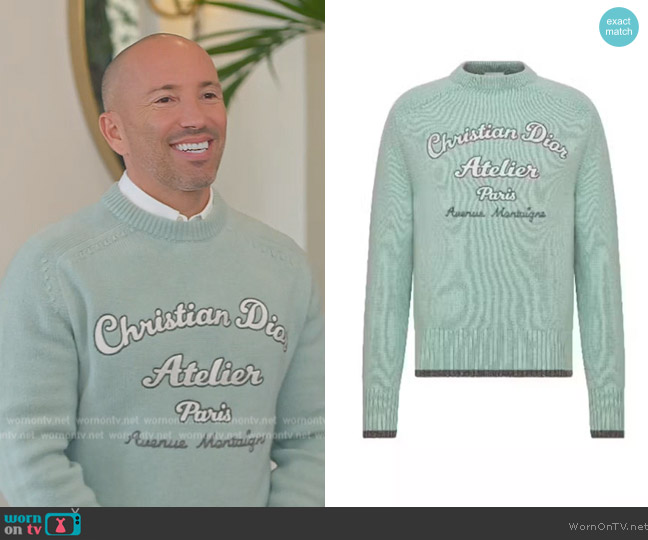 WornOnTV: Jason's teal LV sweater on Selling the OC