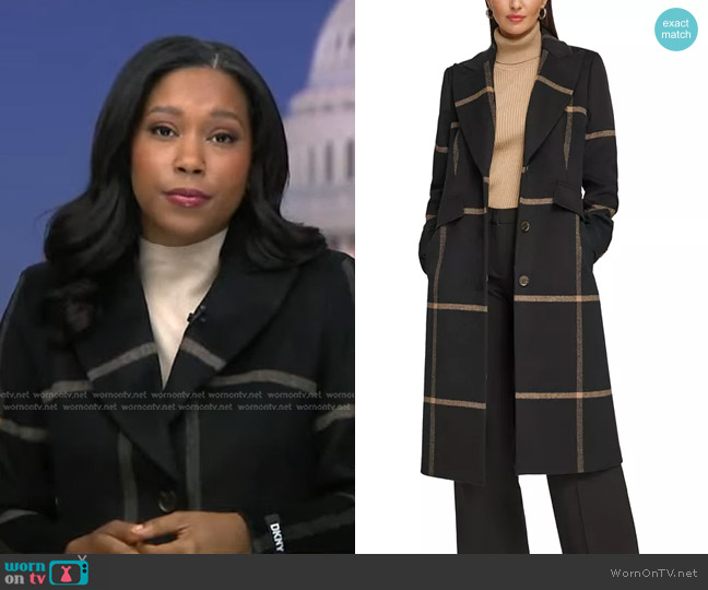WornOnTV: Rachel’s black plaid coat on Good Morning America | Rachel ...