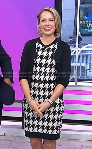 Dylan's houndstooth dress on Today