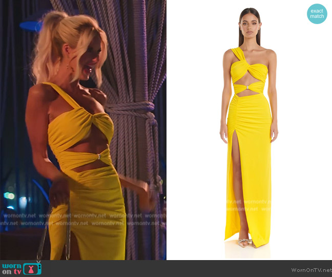 Eliya the Label Natalie Maxi Dress worn by Emma Hernan on Selling Sunset