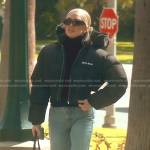 Erika’s black cropped down jacket on The Real Housewives of Beverly Hills