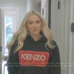 Erika’s black logo hoodie on The Real Housewives of Beverly Hills