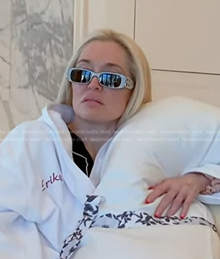 Erika's grey sunglasses on The Real Housewives of Beverly Hills