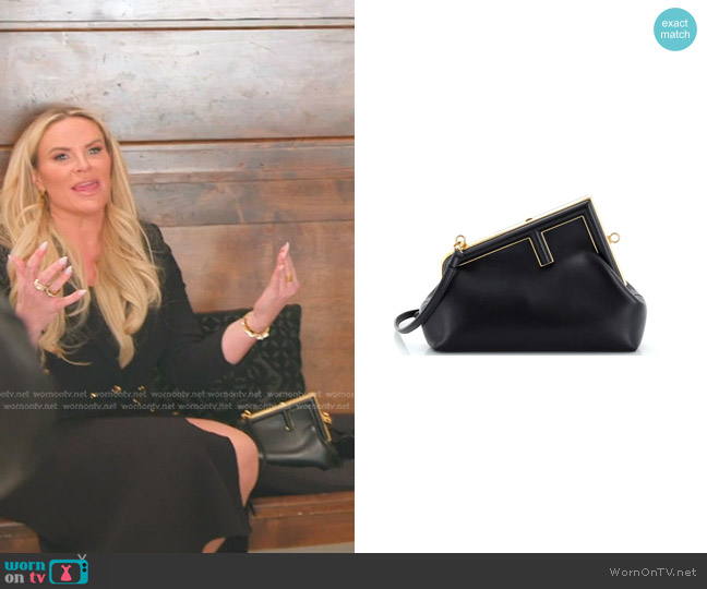 Fendi First Bag Leather Small worn by Heather Gay on The Real Housewives of Salt Lake City