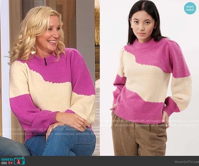 WornOnTV Jenny Marrs pink sweater on Sherri Clothes and  