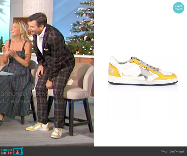 Golden Goose Ball Star Net Low-Top Sneakers worn by Jerry O'Connell on The Talk