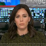 Hallie Jackson’s green floral dress on Today