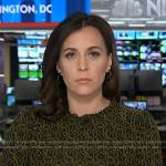 Hallie Jackson’s green floral dress on Today