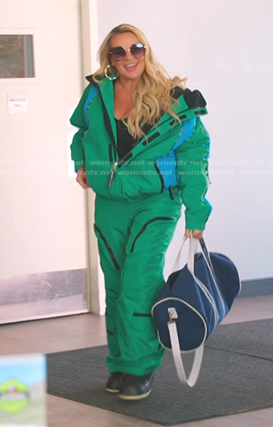 WornOnTV: Heather’s green ski jacket and pants on The Real Housewives ...