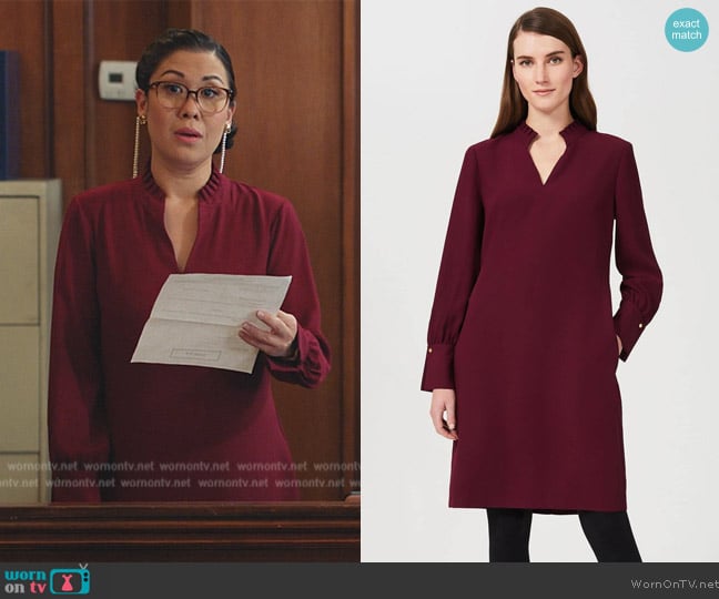 Hobbs Janie Dress worn by Sherri Kansky (Ruthie Ann Miles) on All Rise