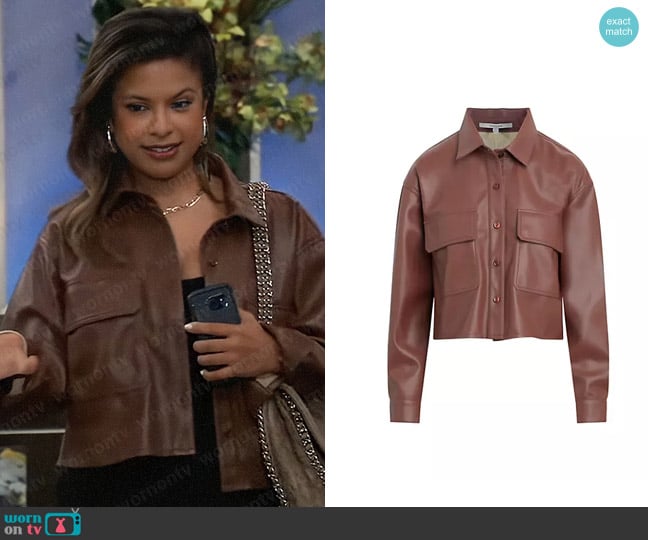 Fashion Forward: Blaze's Hudson Faux-Leather Shirt Makes a