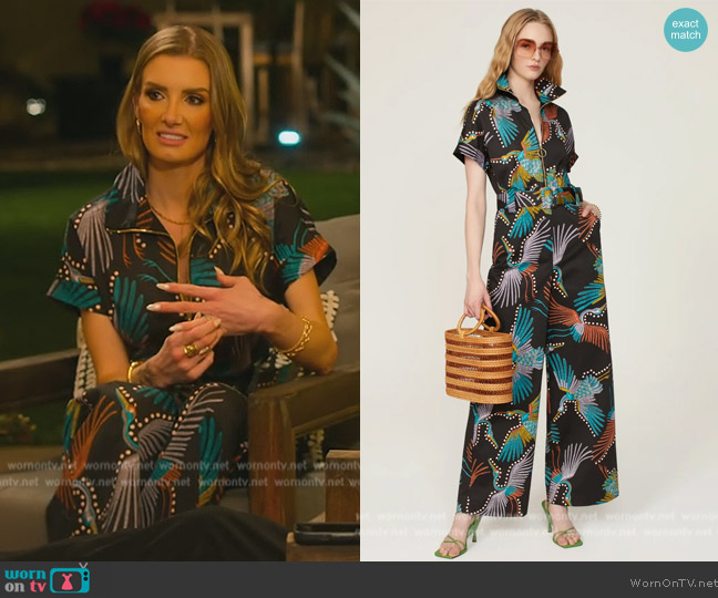 Hutch Marty Jumpsuit worn by Nicole Young on Selling Sunset