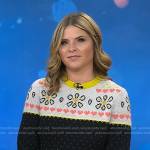 Jenna’s embroidered sweater on Today