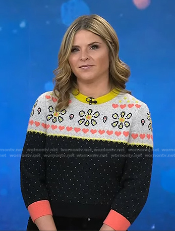 Jenna’s embroidered sweater on Today