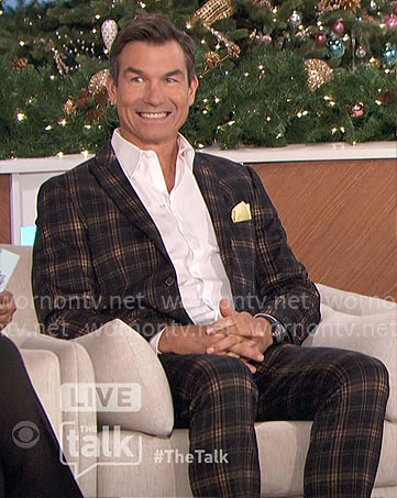 Jerry's plaid suit on The Talk