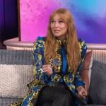 Jewel’s embroidered coat on The Kelly Clarkson Show