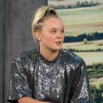 Jojo Siwa’s sequin top on Access Hollywood