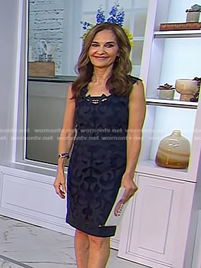 Joy Bauer's blue lace dress on Today