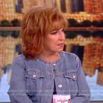 Joy’s denim jacket on The View