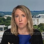 Julia Ainsley's black tweed jacket on NBC News Daily