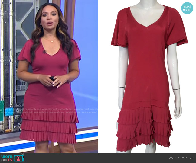 WornOnTV: Adelle’s pink tiered pleated hem dress on Today | Adelle ...