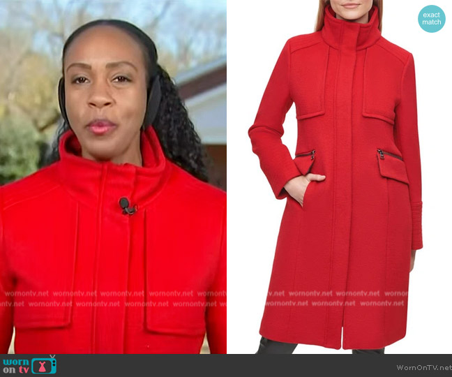 WornOnTV: Blayne Alexander’s red coat on NBC News Daily | Clothes and ...