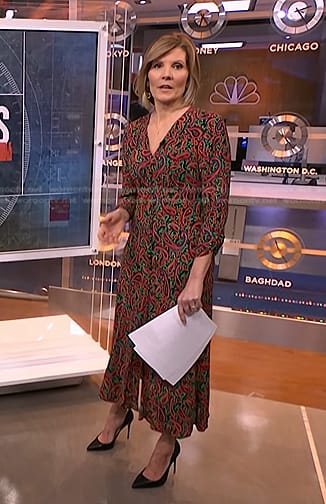 Kate’s paisley print midi dress on NBC News Daily