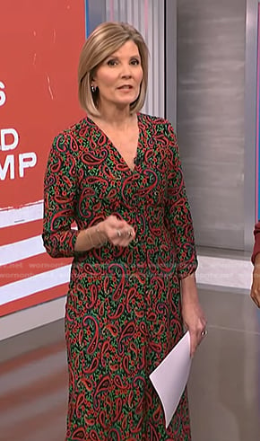 Kate’s paisley print midi dress on NBC News Daily