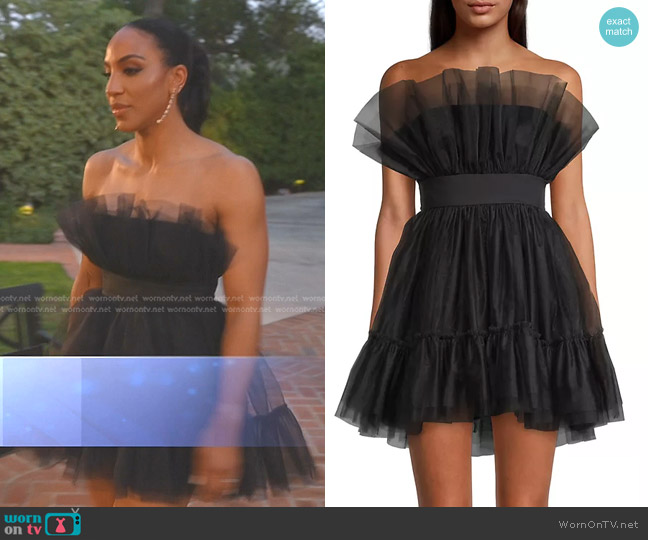 Katie May Elle Tulle Minidress worn by Annemarie Wiley on The Real Housewives of Beverly Hills