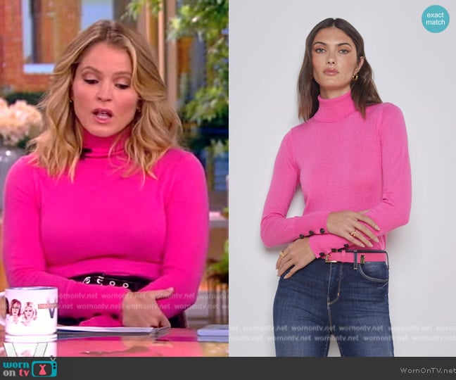 L'Agence Flora Sweater worn by Sara Haines on The View