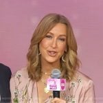 Lara’s pink floral blouse on Good Morning America