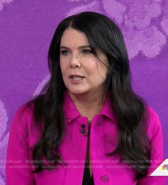 Lauren Graham’s pink jacket on Today