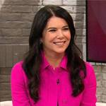 Lauren Graham’s pink jacket on CBS Mornings