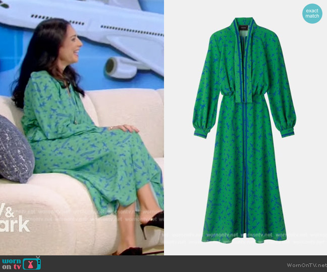 Longchamp Dress in Lawn worn by Jacqui Gifford on Live with Kelly and Mark