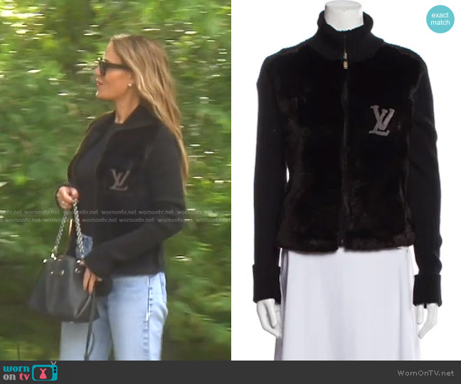 Louis Vuitton x Mark Jacobs fur Jacket worn by Dorit Kemsley on The Real Housewives of Beverly Hills