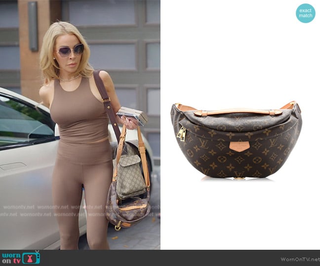 Louis Vuitton Monogram Bumbag worn by Lisa Hochstein (Lisa Hochstein) on The Real Housewives of Miami