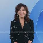 Marilu Henner’s black embellished blazer dress on Today