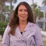 Marissa Parra’s lilac moto jacket on NBC News Daily