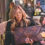 Mary’s brown leather bag on The Real Housewives of Salt Lake City