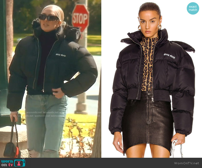 WornOnTV: Erika’s black cropped down jacket on The Real Housewives of ...