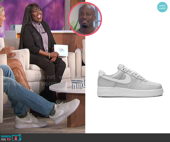 Nike Air Force 1 Sneaker worn by Akbar Gbajabiamila on The Talk